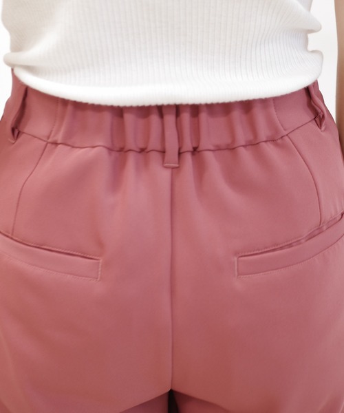 DouDou（ドゥドゥ）の「Wサテンストレートセンプレパンツ（その他パンツ・レディース・ブラック/ピンク/グリーン系その他・38/36）」の20枚目の写真