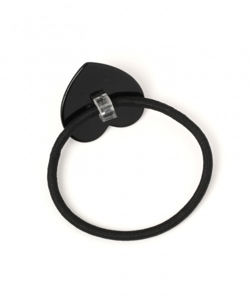 repipi armario（レピピ アルマリオ）の「ハートプレートヘアゴム71（ヘアゴム・レディース・ブラック/ベージュ/レッド・FREE）」の8枚目の写真