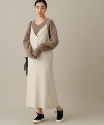 ADAM ET ROPE' | カシュクールキャミワンピース(ワンピース)