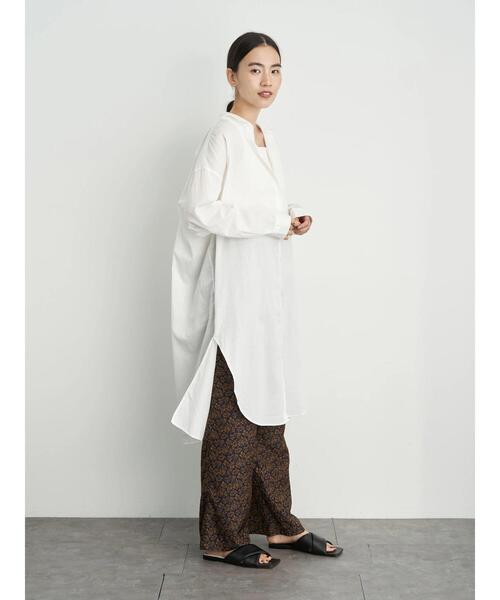 AMERICAN HOLIC（アメリカンホリック）の「カルゼボイルバックギャザーワンピース　＊（ワンピース・レディース・オフホワイト/ブラウン/チャコールグレー/ホワイト系その他6・FREE）」の14枚目の写真