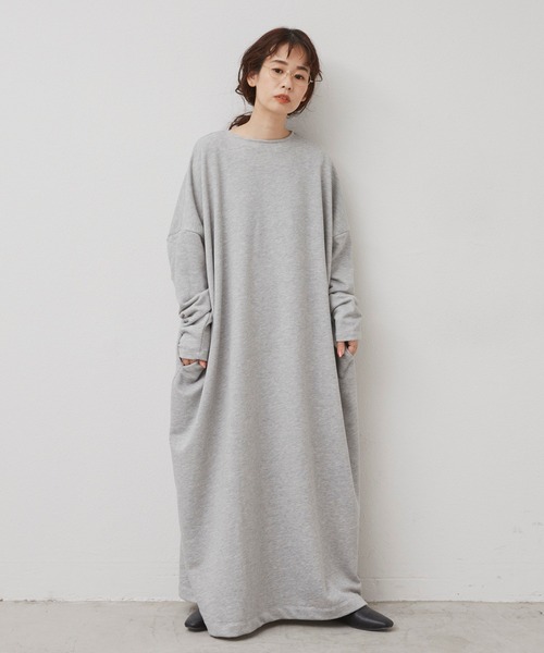 Libra Cue(リブラ キュー)の「Libra ボリュームスウェットワンピース(ワンピース・レディース・ブラック/ブラウン/グレー・FREE)」の16枚目の写真