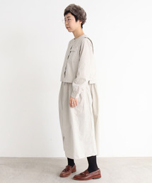 PAR ICI KLASSISK（パーリッシィクラシスク）の「エドダキ馬布 ベストワンピース（シャツワンピース・メンズ）」