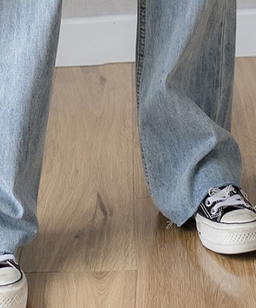 Ulysses（ユリシス）の「ハイウエストストレートデニム（デニムパンツ・レディース・ライトブルー/ホワイト/ブラック/ダークブルー・S/M/L/XL）」の12枚目の写真