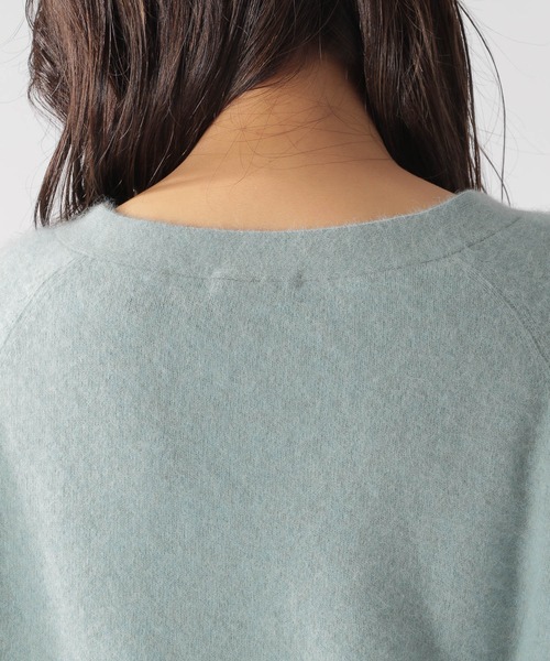 BAYFLOW（ベイフロー）の「ラクーンMIXショートカーディガン（カーディガン/ボレロ・レディース・ベージュ/ライトブルー/マスタード・SMALL/MEDIUM）」の12枚目の写真