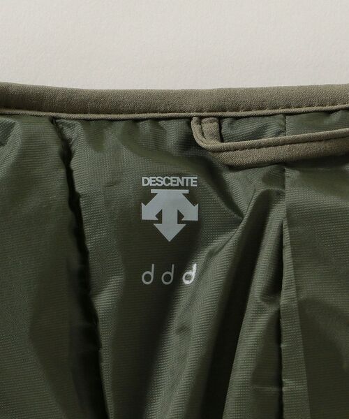 SHIPS any（シップス エニィ）の「DESCENTE ddd: ライト パフ カーディガン ジャケット（ブルゾン・メンズ・ブラック/オリーブ・SMALL/MEDIUM/LARGE）」の9枚目の写真