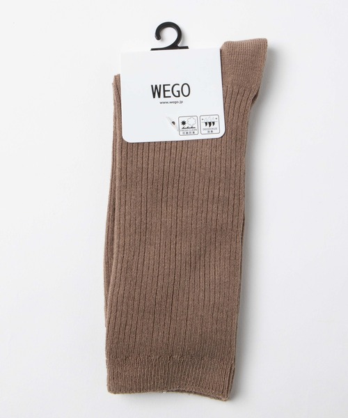 WEGO（ウィゴー）の「WEGO/リブソックス（ソックス/靴下・レディース・キャメル/グリーン系その他/ライトベージュ/ブルー/ブラウン/ライトブラウン/パープル/ホワイト/ブラック・FREE）」の19枚目の写真