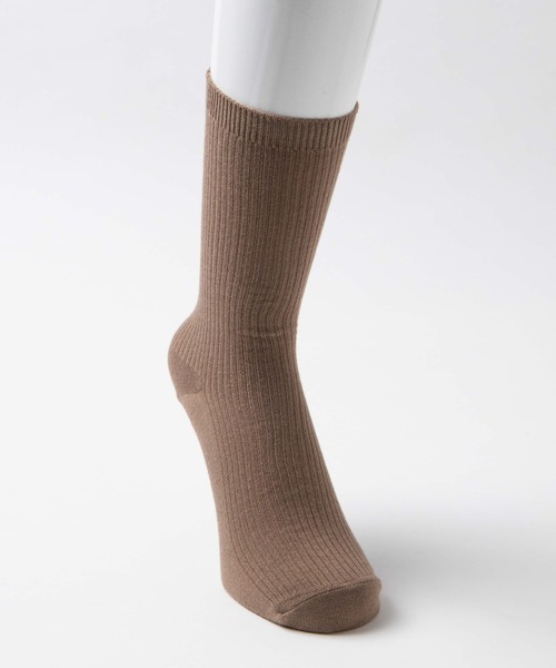 WEGO（ウィゴー）の「WEGO/リブソックス（ソックス/靴下・レディース・キャメル/グリーン系その他/ライトベージュ/ブルー/ブラウン/ライトブラウン/パープル/ホワイト/ブラック・FREE）」の20枚目の写真