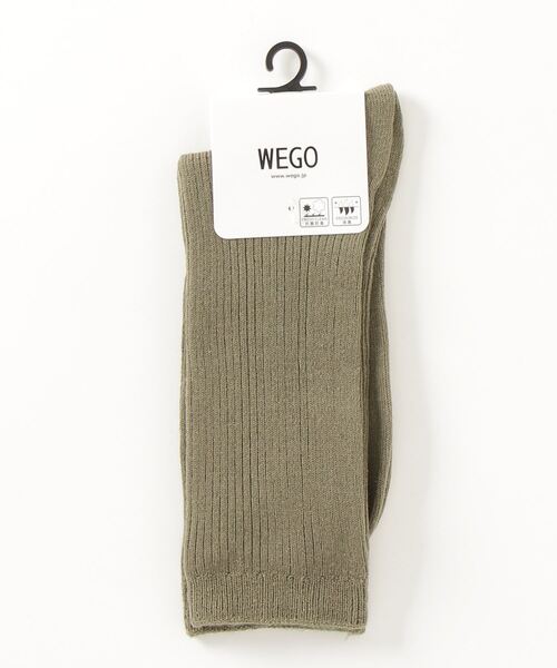 WEGO（ウィゴー）の「WEGO/リブソックス（ソックス/靴下・レディース・キャメル/グリーン系その他/ライトベージュ/ブルー/ブラウン/ライトブラウン/パープル/ホワイト/ブラック・FREE）」の15枚目の写真