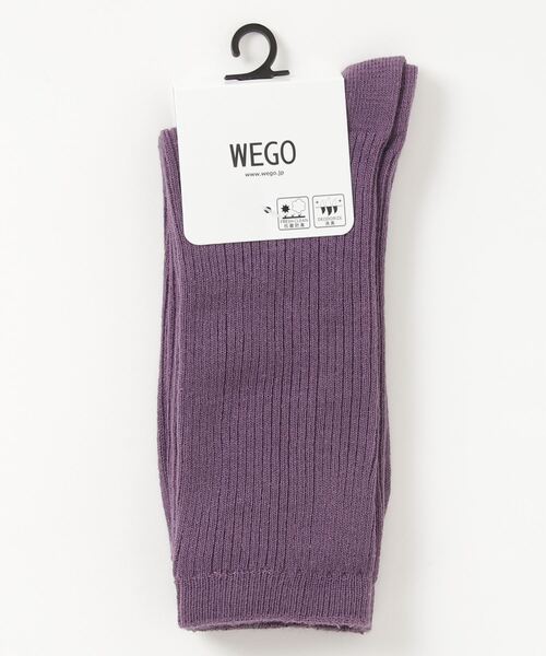 WEGO（ウィゴー）の「WEGO/リブソックス（ソックス/靴下・レディース・キャメル/グリーン系その他/ライトベージュ/ブルー/ブラウン/ライトブラウン/パープル/ホワイト/ブラック・FREE）」の17枚目の写真