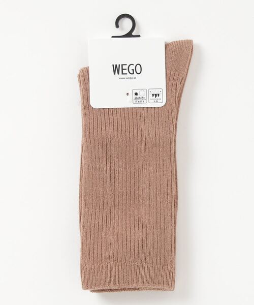 WEGO（ウィゴー）の「WEGO/リブソックス（ソックス/靴下・レディース・キャメル/グリーン系その他/ライトベージュ/ブルー/ブラウン/ライトブラウン/パープル/ホワイト/ブラック・FREE）」の18枚目の写真