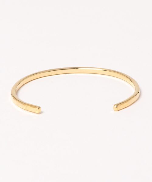 PIECE OF CHORD（ピースオブコード）の「PIECE OF CHORD / 3mmハンマードバングル コーティング（バングル/リストバンド・メンズ・ブラック/シルバー/ゴールド・FREE）」の4枚目の写真