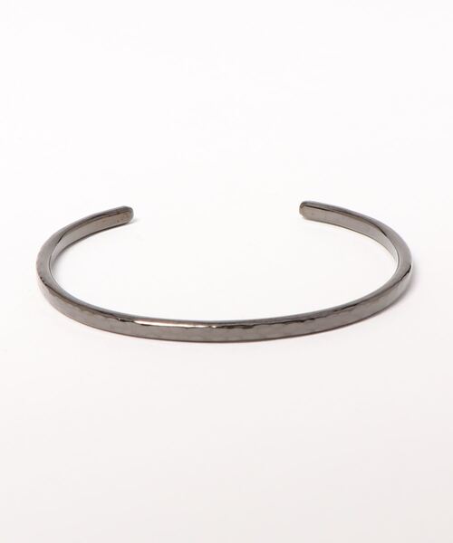 PIECE OF CHORD（ピースオブコード）の「PIECE OF CHORD / 3mmハンマードバングル コーティング（バングル/リストバンド・メンズ・ブラック/シルバー/ゴールド・FREE）」の14枚目の写真