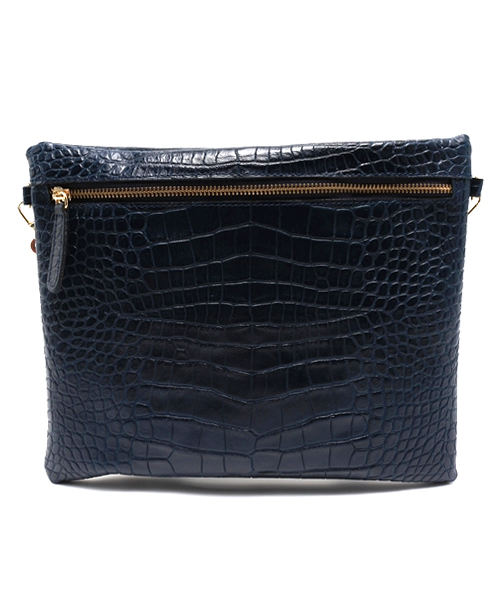 Soareak（ソアリーク）の「【POPCORN MILANO】ｸﾛｺﾎﾟｼｪｯﾄ（クラッチバッグ・レディース・ブラウン/ネイビー・FREE）」の5枚目の写真