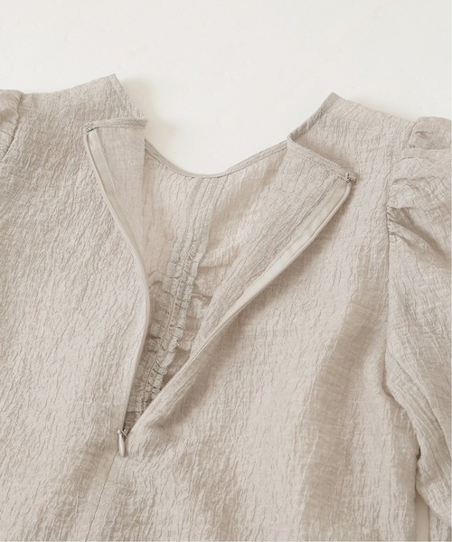 U by SPICK&SPAN(ユーバイスピックアンドスパン)の「≪追加≫フロントギャザーブラウス2◆(シャツ/ブラウス・レディース・ブラウン/ナチュラル・FREE)」の15枚目の写真