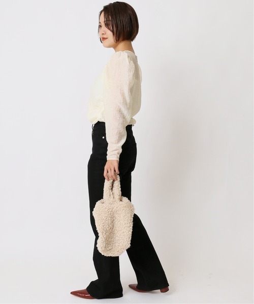 U by SPICK&SPAN(ユーバイスピックアンドスパン)の「≪追加≫フロントギャザーブラウス2◆(シャツ/ブラウス・レディース・ブラウン/ナチュラル・FREE)」の20枚目の写真