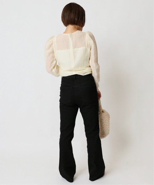 U by SPICK&SPAN(ユーバイスピックアンドスパン)の「≪追加≫フロントギャザーブラウス2◆(シャツ/ブラウス・レディース・ブラウン/ナチュラル・FREE)」の21枚目の写真