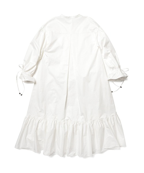 akuR(アクル)の「【akuR/2020AW】チェンジフリルロングワンピース(ワンピース・レディース・モスグリーン/ホワイト・FREE)」の10枚目の写真