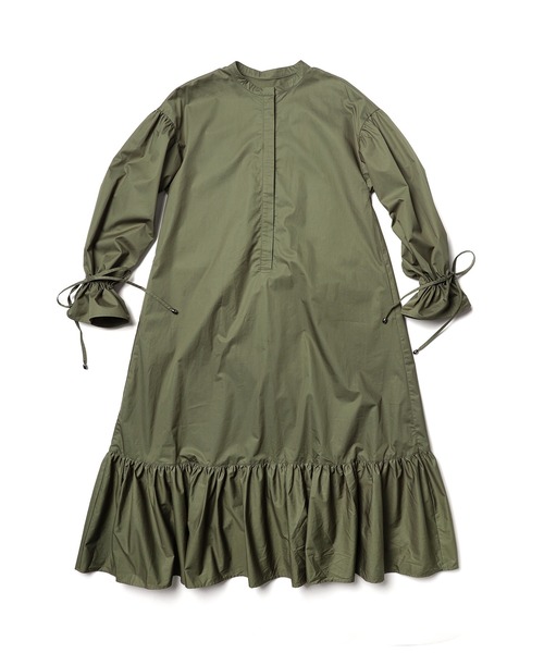 akuR(アクル)の「【akuR/2020AW】チェンジフリルロングワンピース(ワンピース・レディース・モスグリーン/ホワイト・FREE)」の9枚目の写真