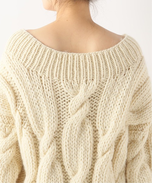 Noble - 【MIRSTORES】 別注ケーブルVネックプルオーバー Noble（ノーブル）の「【MIRSTORES】 別注ケーブルVネックプル