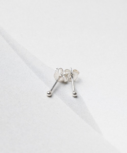 sunny branch(サニーブランチ)の「シルバー925 2.0mmボールピアス(ピアス(両耳用)・レディース・シルバー/ブラック/ゴールド・FREE)」の1枚目の写真