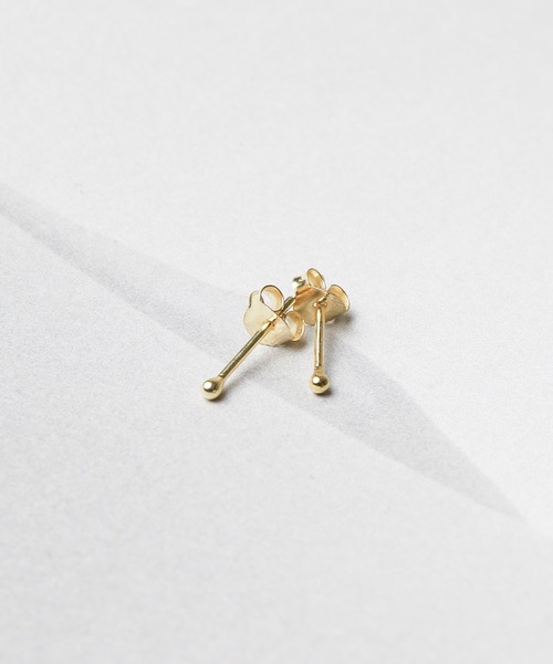 sunny branch(サニーブランチ)の「シルバー925 2.0mmボールピアス(ピアス(両耳用)・レディース・シルバー/ブラック/ゴールド・FREE)」の3枚目の写真