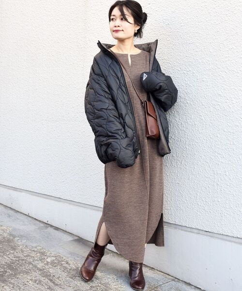 KELTY（ケルティ）の「【SHIPS別注】KELTY: リバーシブル ビッグシルエット キルト ブルゾン（ブルゾン・メンズ・ベージュ/ネイビー/ブラウン系その他/カーキ・SMALL/MEDIUM/LARGE/X-LARGE）」の15枚目の写真