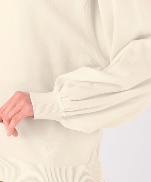 ORCIVAL（オーシバル）の「【ORCIVAL】ギャザースリーブ ニットカーディガン WOMEN（カーディガン/ボレロ・レディース・ネイビー/グレー/オフホワイト/グレイッシュベージュ・1）」の15枚目の写真