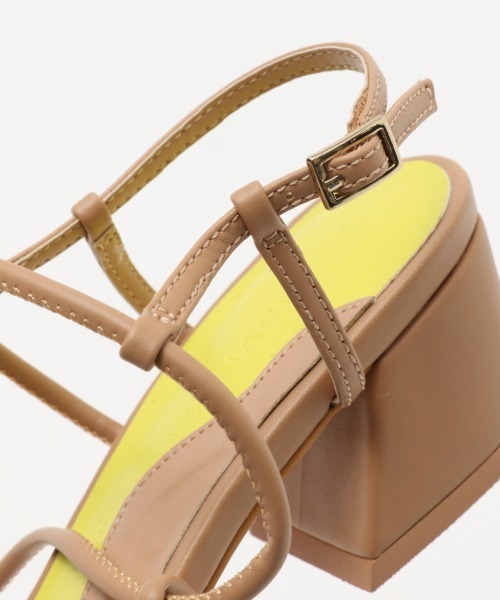 JEANASIS(ジーナシス)の「ラインアシメサンダル/938312(サンダル・レディース・ブラック/ピンク/ライトブラウン・MEDIUM/LARGE)」の12枚目の写真