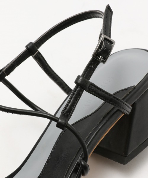 JEANASIS(ジーナシス)の「ラインアシメサンダル/938312(サンダル・レディース・ブラック/ピンク/ライトブラウン・MEDIUM/LARGE)」の10枚目の写真