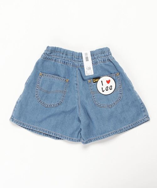 Lee（リー）の「Lee/リー　キッズ　リラックスキュロットパンツ（その他パンツ・キッズ・インディゴブルー/ライトインディゴブルー/パープル/ベージュ/ピンク/ブルー・130/140/150）」の7枚目の写真