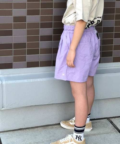 Lee（リー）の「Lee/リー　キッズ　リラックスキュロットパンツ（その他パンツ・キッズ・インディゴブルー/ライトインディゴブルー/パープル/ベージュ/ピンク/ブルー・130/140/150）」の6枚目の写真