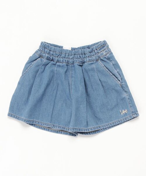 Lee（リー）の「Lee/リー　キッズ　リラックスキュロットパンツ（その他パンツ・キッズ・インディゴブルー/ライトインディゴブルー/パープル/ベージュ/ピンク/ブルー・130/140/150）」の5枚目の写真