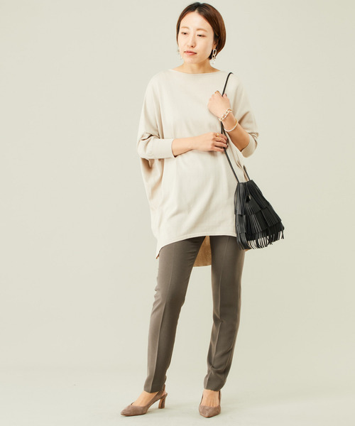 Liesse（リエス）の「タックパンツ（その他パンツ・レディース・チャコールグレー/グリーン/ブルー/グレー系その他・M/S/L）」の2枚目の写真