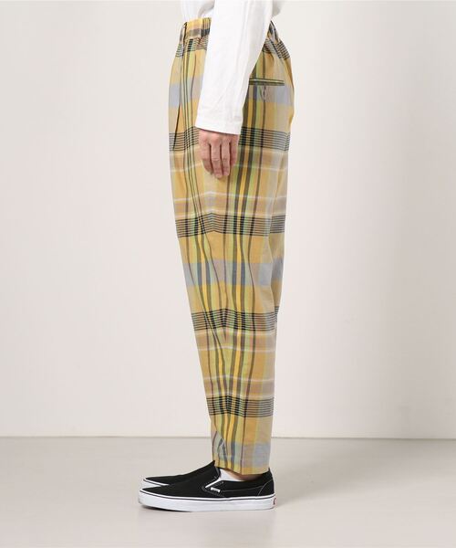 1 to 10 people（ワントゥテンピープル）の「【1to10people】BIGマドラステーパードPT WGC-021-M（その他パンツ・メンズ・イエロー・M）」の3枚目の写真