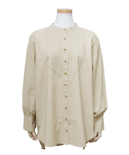 reca（レカ）の「ピンタックドレスシャツ（シャツ/ブラウス・レディース・ブルー系その他/オフホワイト/グリーン系その他/ベージュ・M）」の12枚目の写真