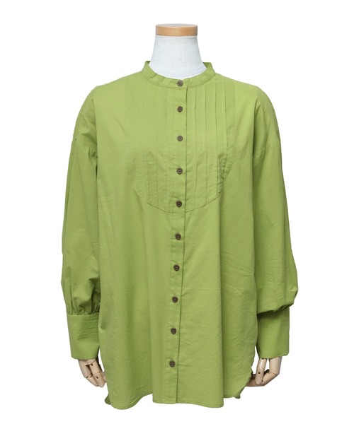 reca（レカ）の「ピンタックドレスシャツ（シャツ/ブラウス・レディース・ブルー系その他/オフホワイト/グリーン系その他/ベージュ・M）」の13枚目の写真