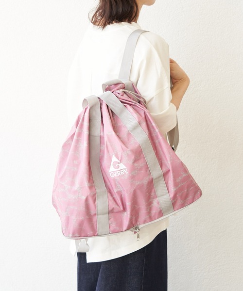 GERRY（ジェリー）の「【GERRY別注】抗菌加工保冷ビッグトート&リュック（トートバッグ・レディース・グレー/ブラウン系その他/ベージュ/ピンク・FREE）」の4枚目の写真
