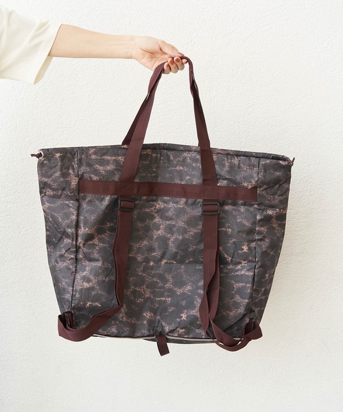 GERRY（ジェリー）の「【GERRY別注】抗菌加工保冷ビッグトート&リュック（トートバッグ・レディース・グレー/ブラウン系その他/ベージュ/ピンク・FREE）」の5枚目の写真