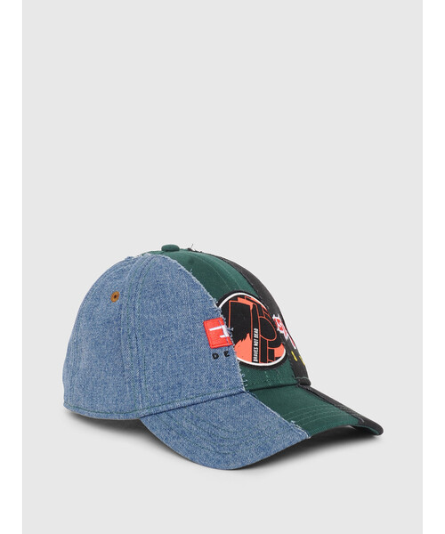 DIESEL（ディーゼル）の「メンズ キャップ ロゴ 切り替え パッチ エンブロイダリー（キャップ・メンズ・ブラック・02）」の5枚目の写真