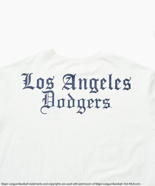 BACK TO THE FIELD（バック トゥー ザ フィールド）の「【MLB】OLD ENGLISHロゴロングスリーブTシャツ（Tシャツ/カットソー・レディース・ブラック/オフホワイト/カーキ・FREE）」の14枚目の写真