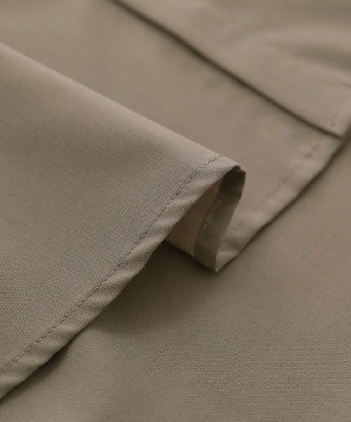 n'OrLABEL（ノアールレーベル）の「『洗練デザインロングシャツ』（シャツ/ブラウス・レディース・オフホワイト/カーキ/ブラック/ダークネイビー/ベージュ/ピンクベージュ・FREE）」の13枚目の写真