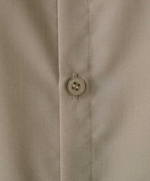 n'OrLABEL（ノアールレーベル）の「『洗練デザインロングシャツ』（シャツ/ブラウス・レディース・オフホワイト/カーキ/ブラック/ダークネイビー/ベージュ/ピンクベージュ・FREE）」の18枚目の写真