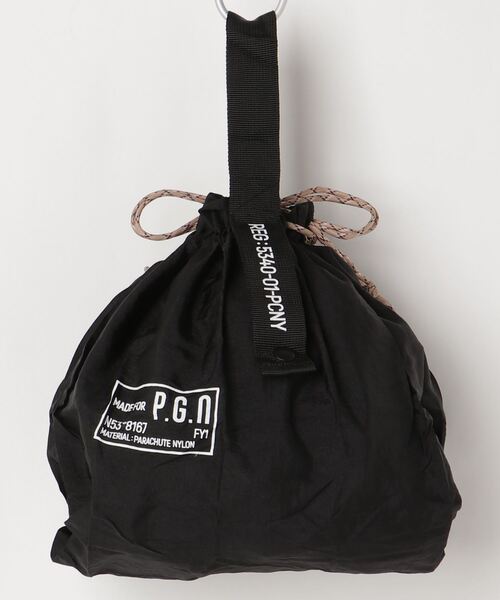 JACK & MARIE(ジャックアンドマリー)の「POSTGENERAL PACKABLE PARACHUTE NYLON BAG (ポストジェネラル )(エコバッグ/サブバッグ・メンズ・ブラック/オリーブ/ブラウン系その他・FREE)」の18枚目の写真