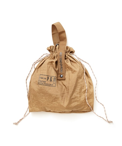 JACK & MARIE(ジャックアンドマリー)の「POSTGENERAL PACKABLE PARACHUTE NYLON BAG (ポストジェネラル )(エコバッグ/サブバッグ・メンズ・ブラック/オリーブ/ブラウン系その他・FREE)」の13枚目の写真