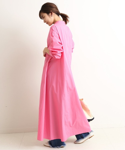 Sidogras ポプリンスキッパーワンピース Slobe ワンピース 手洗い可能 ワンピース Iena スローブイエナ のファッション