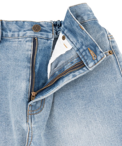 PUNYUS(プニュズ)の「ボーイズデニムパンツ(デニムパンツ・レディース・インディゴブルー/ホワイト/ライトブルー・1/2/3/4)」の14枚目の写真