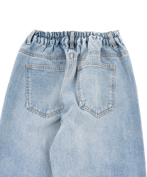 PUNYUS(プニュズ)の「ボーイズデニムパンツ(デニムパンツ・レディース・インディゴブルー/ホワイト/ライトブルー・1/2/3/4)」の9枚目の写真