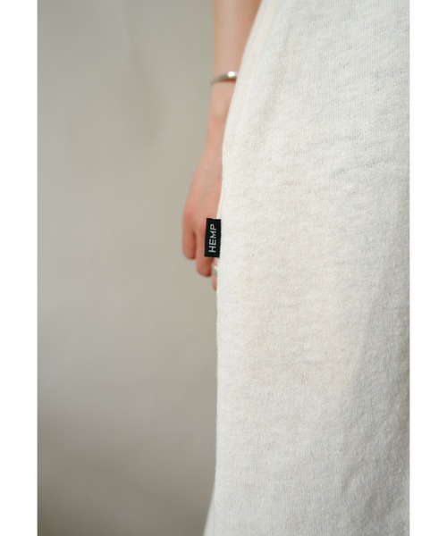 MANASTASH（マナスタッシュ）の「MANASTASH/マナスタッシュ　Ws HEMP SLIT DRESS（ワンピース・レディース・ブラック/ナチュラル/オレンジ/オレンジ系その他・MEDIUM）」の19枚目の写真