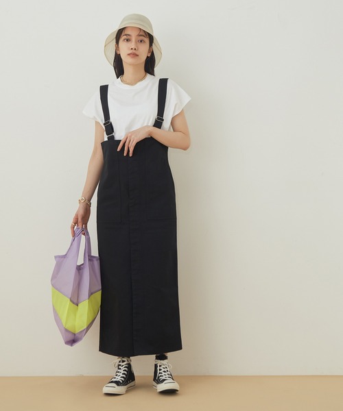 ADAM ET ROPE'(アダムエロペ)の「コットンクルーネックフレンチTEE(Tシャツ/カットソー・レディース・ホワイト/チャコールグレー/ピンク/クリーム/ブラウン系その他3・FREE)」の19枚目の写真