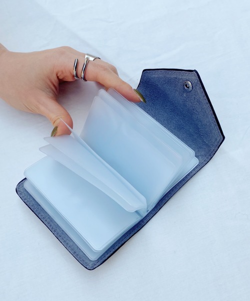 CLEA（クレア）の「多収納カードケース（カードケース・レディース・サックスブルー/ブラック/アイボリー/ダークブラウン/キャメル/ピンク・FREE）」の11枚目の写真